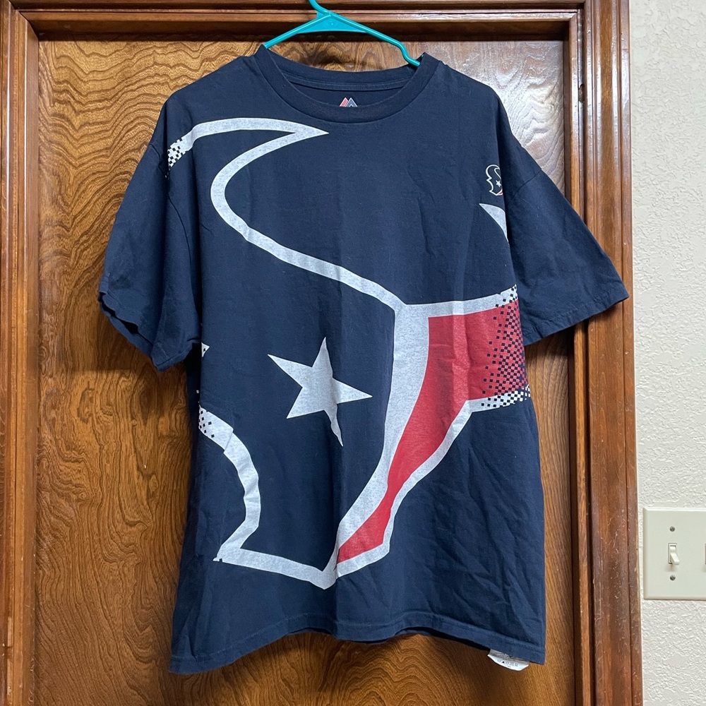 Houston Texans Majestic Big graphic t shirt size XL Mens